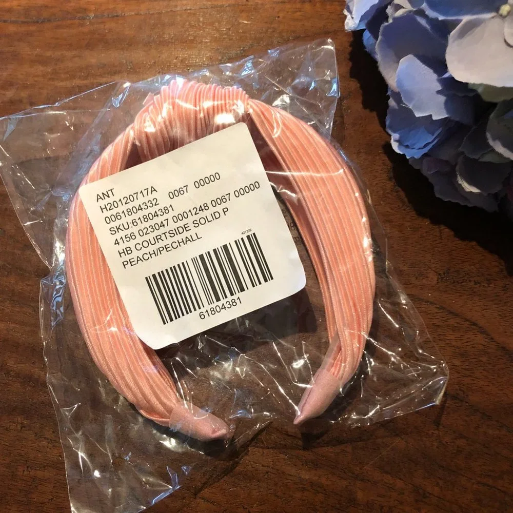 🌷 NEW Anthropologie Pink Peach Pia Knotted Headband